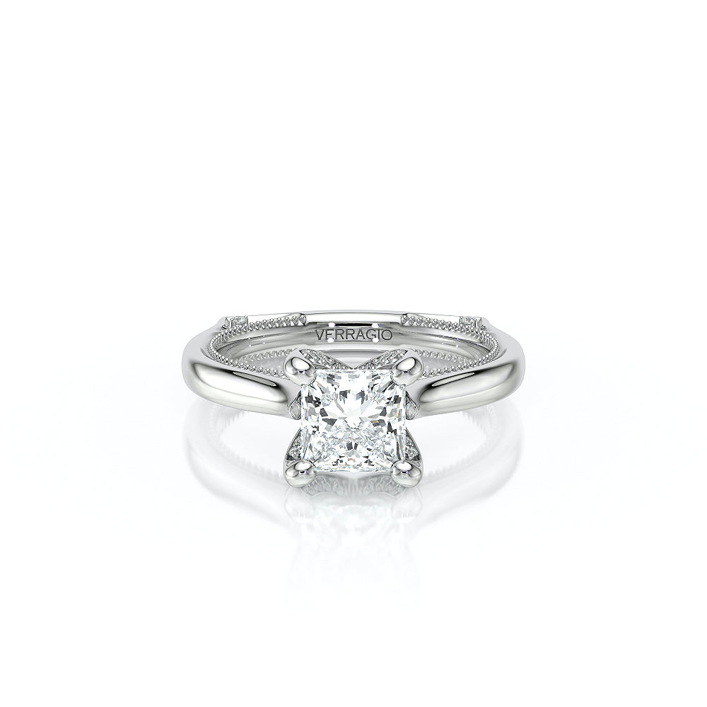 Verragio Halo Princess Engagement Ring