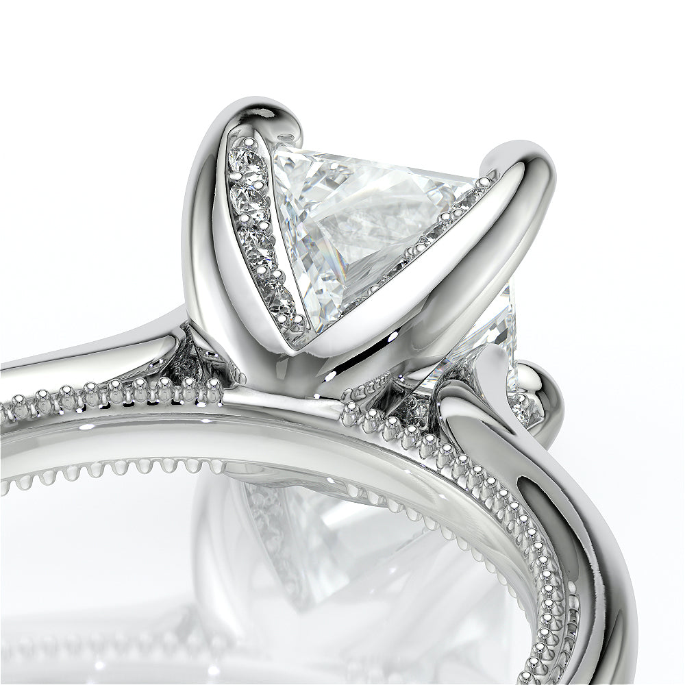 Verragio Halo Princess Engagement Ring