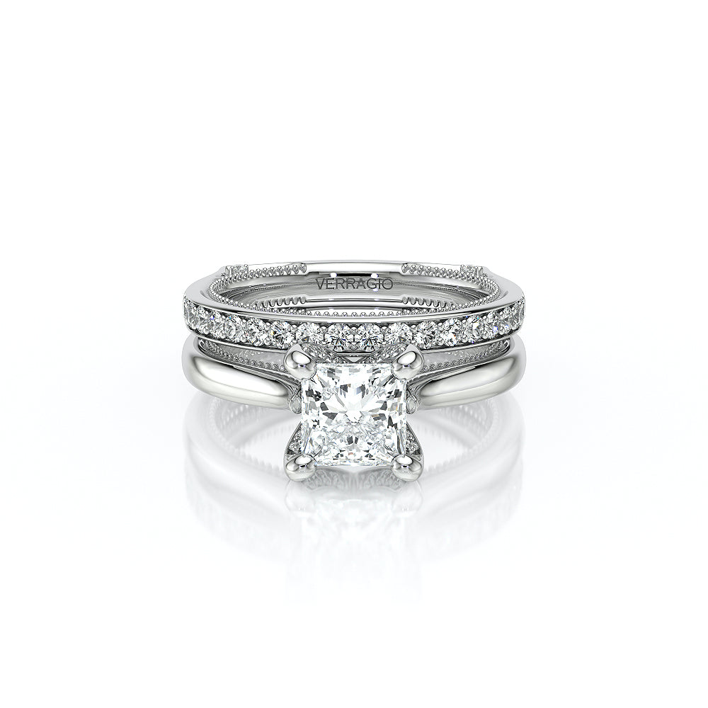 Verragio Halo Princess Engagement Ring