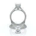 Verragio Halo Emerald Engagement Ring