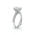 Verragio Halo Emerald Engagement Ring