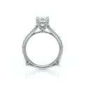 Verragio Halo Emerald Engagement Ring