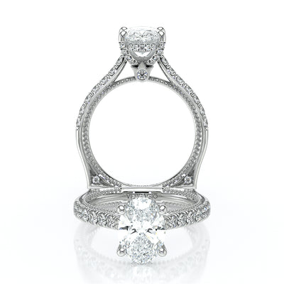 Verragio Halo Oval Engagement Ring