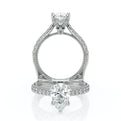 Verragio Halo Pear Engagement Ring
