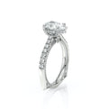 Verragio Halo Pear Engagement Ring