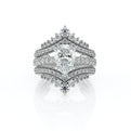 Vanguard-2208PS-14K White Gold Pear