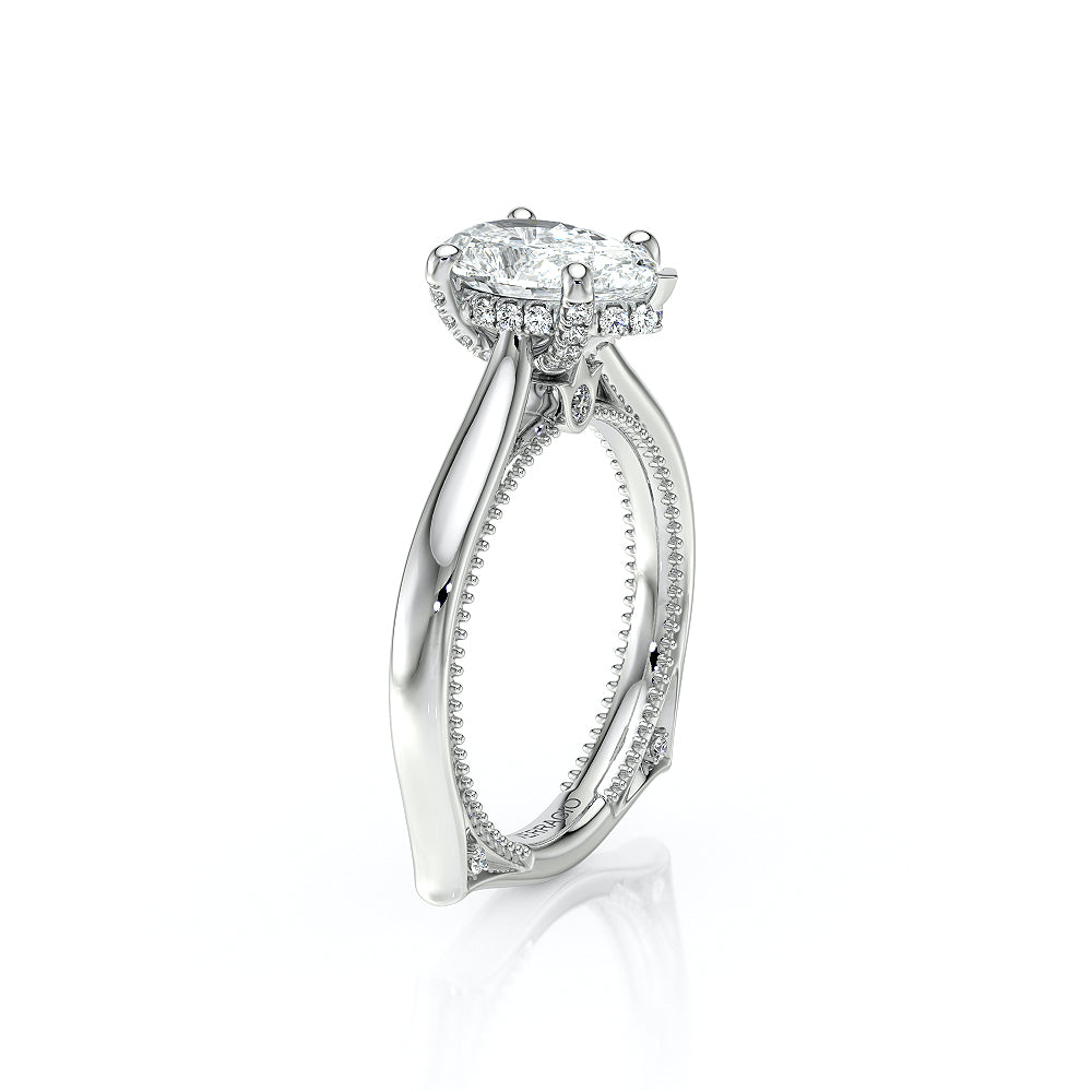Verragio Halo Pear Engagement Ring