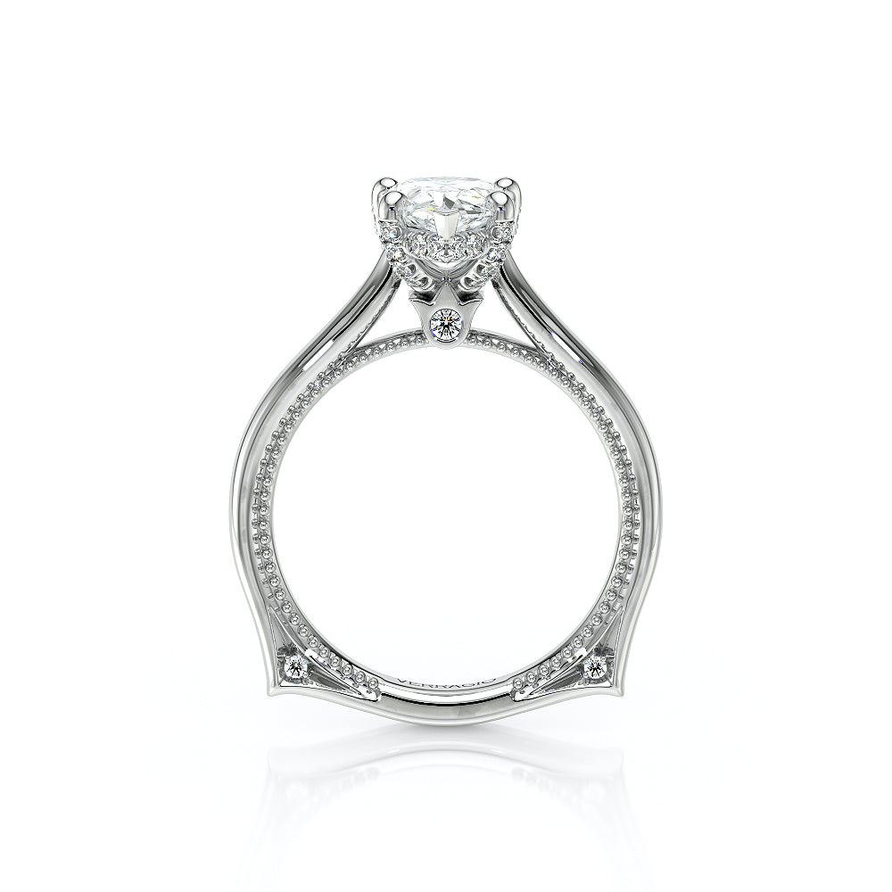 Verragio Halo Pear Engagement Ring