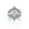 Vanguard-2208ps-S-14k White Gold Pear