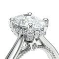 Verragio Halo Pear Engagement Ring