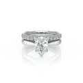 Verragio Halo Pear Engagement Ring