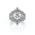 Vanguard-2208R-14K White Gold Round