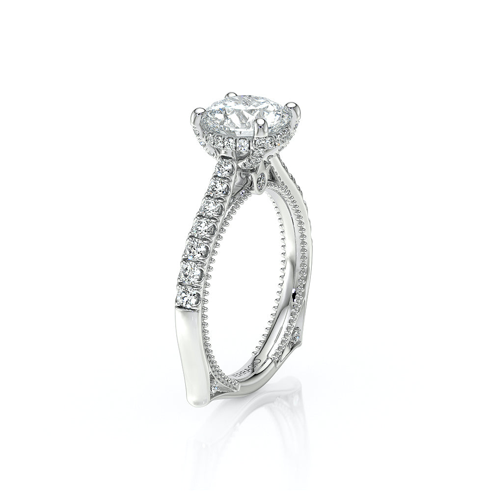 Vanguard-2208R-14K White Gold Round