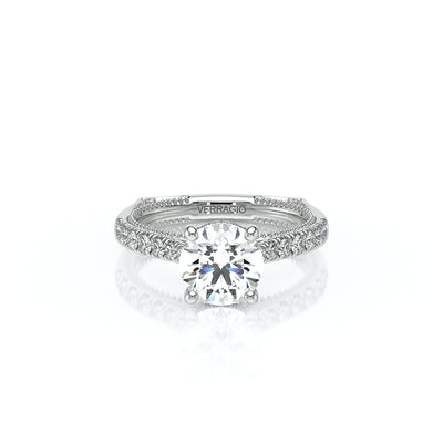 Vanguard-2208R-14K White Gold Round