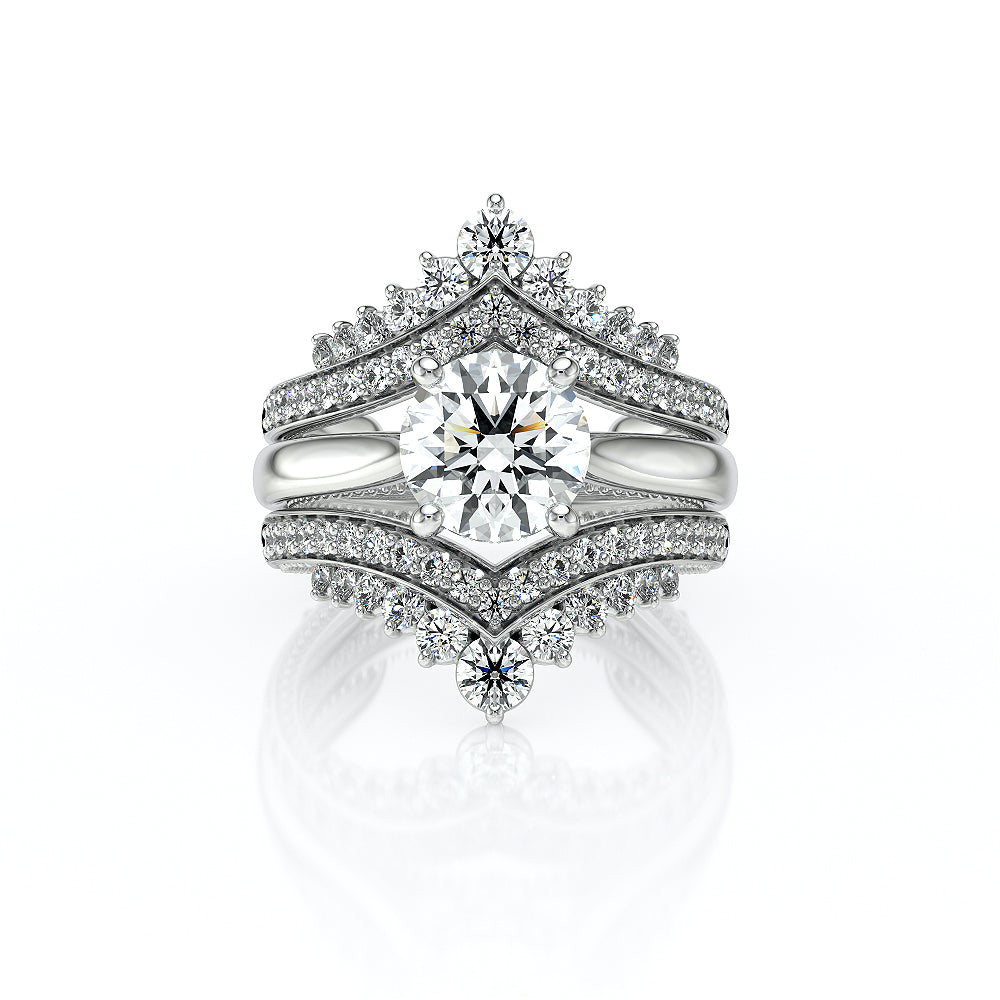 Vanguard-2208r-S-18k White Gold Round