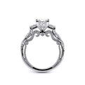 Verragio Three-Stone Princess Engagement Ring