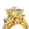 Parisian-124p-18k Yellow Gold Princess