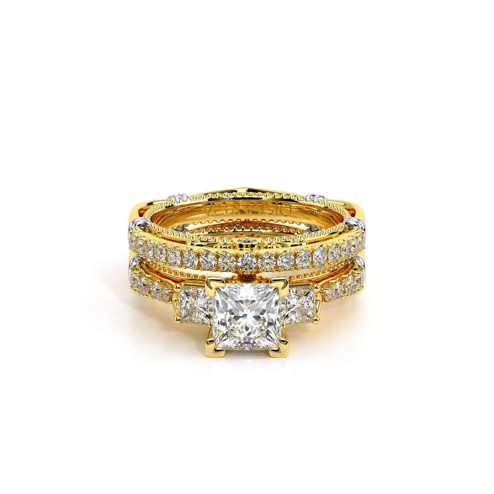 Parisian-124p-14k Yellow Gold Princess