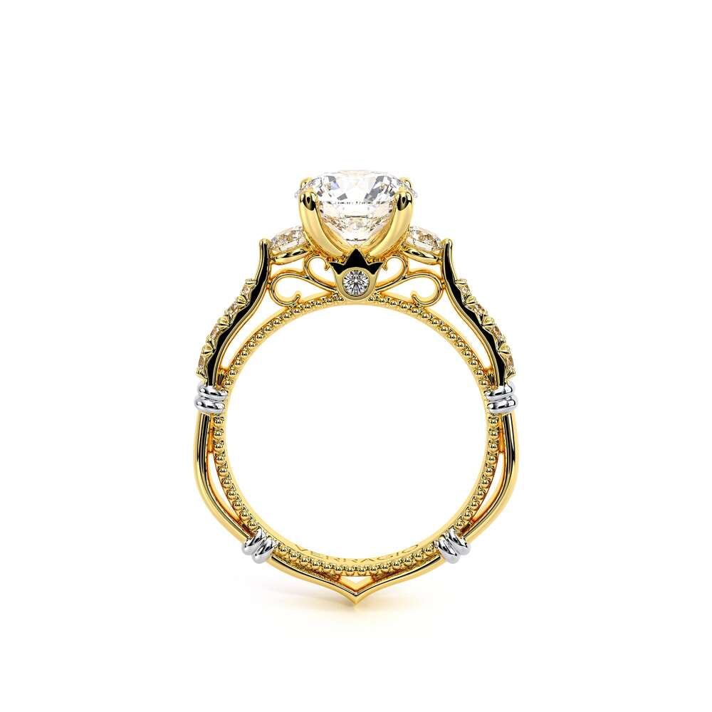 Parisian-124r-18k Yellow Gold Round