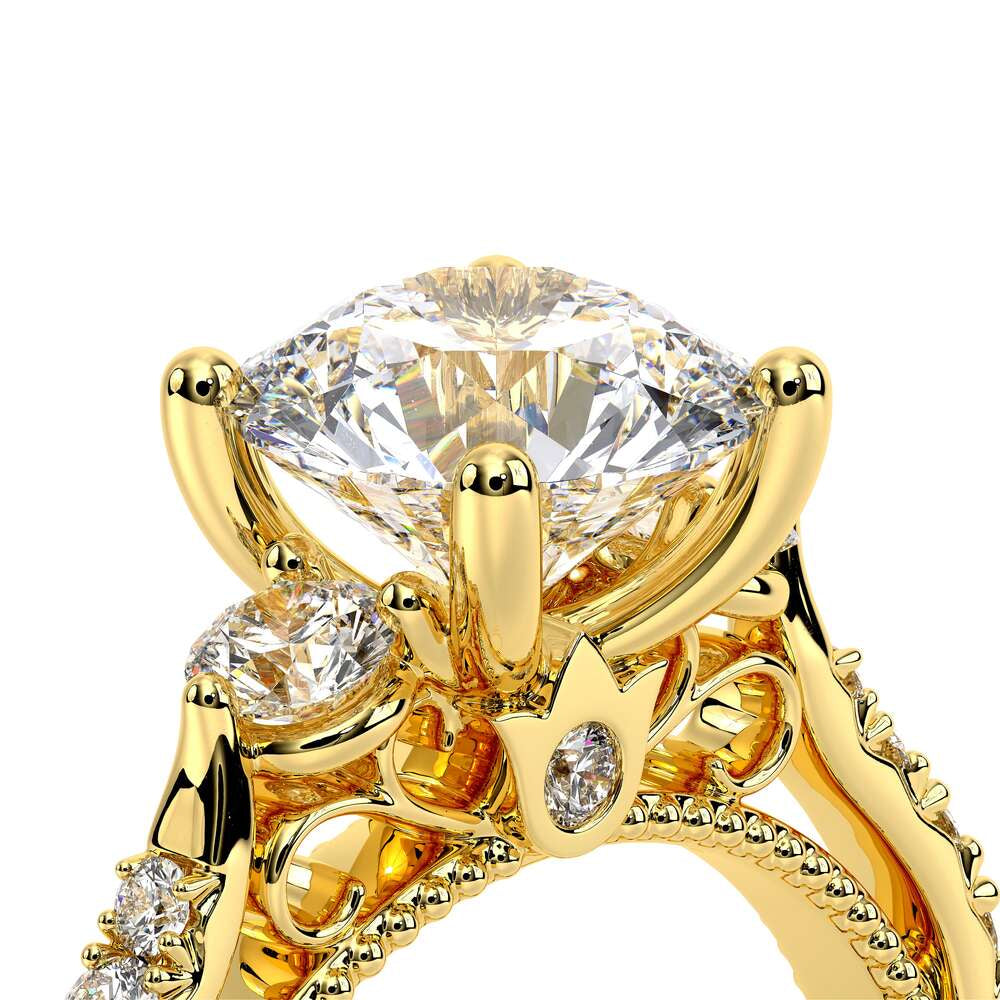 Parisian-124r-14k Yellow Gold Round