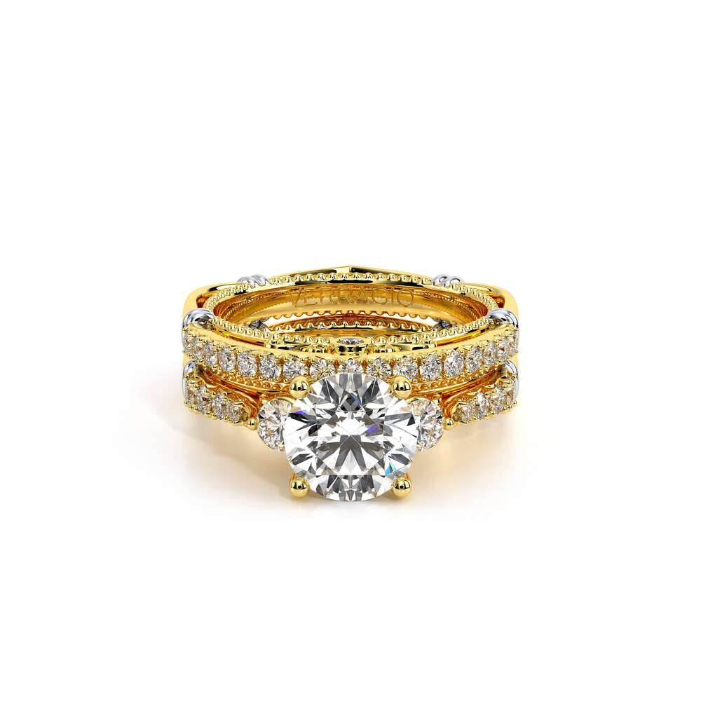 Parisian-124r-18k Yellow Gold Round