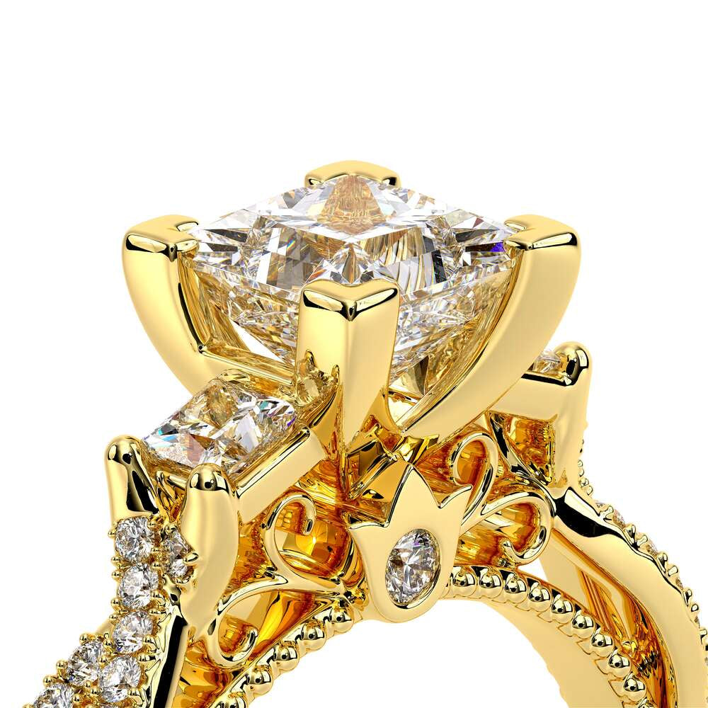 Parisian-129p-18k Yellow Gold Princess