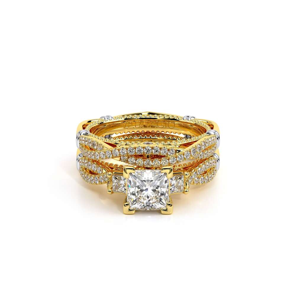 Parisian-129p-14k Yellow Gold Princess
