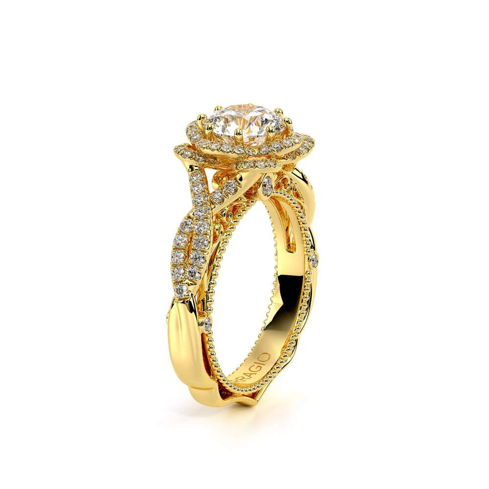 Venetian-5051r-18k Yellow Gold Round