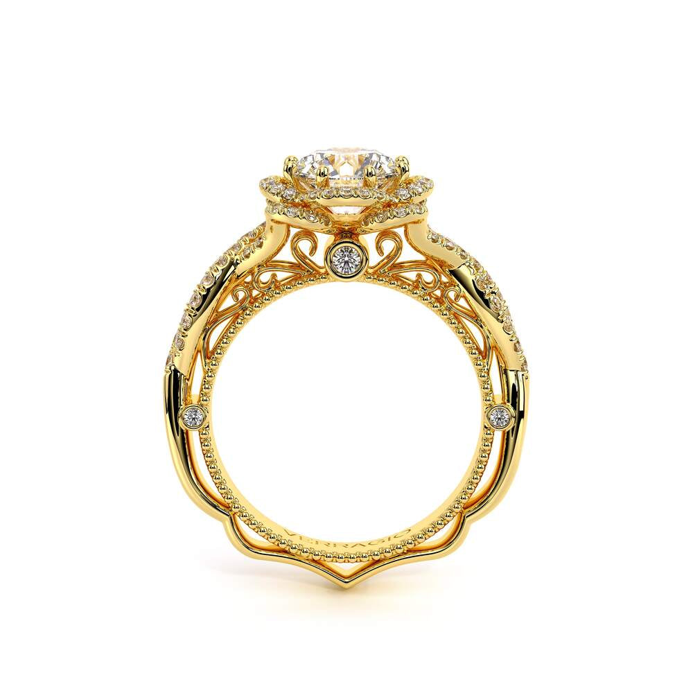 Venetian-5051r-18k Yellow Gold Round