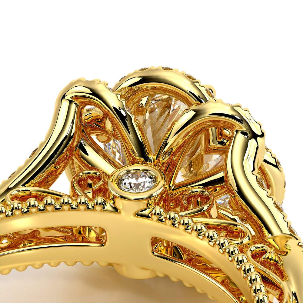 Venetian-5051r-18k Yellow Gold Round