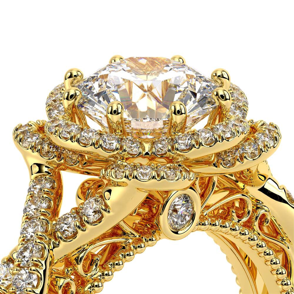 Venetian-5051r-14k Yellow Gold Round