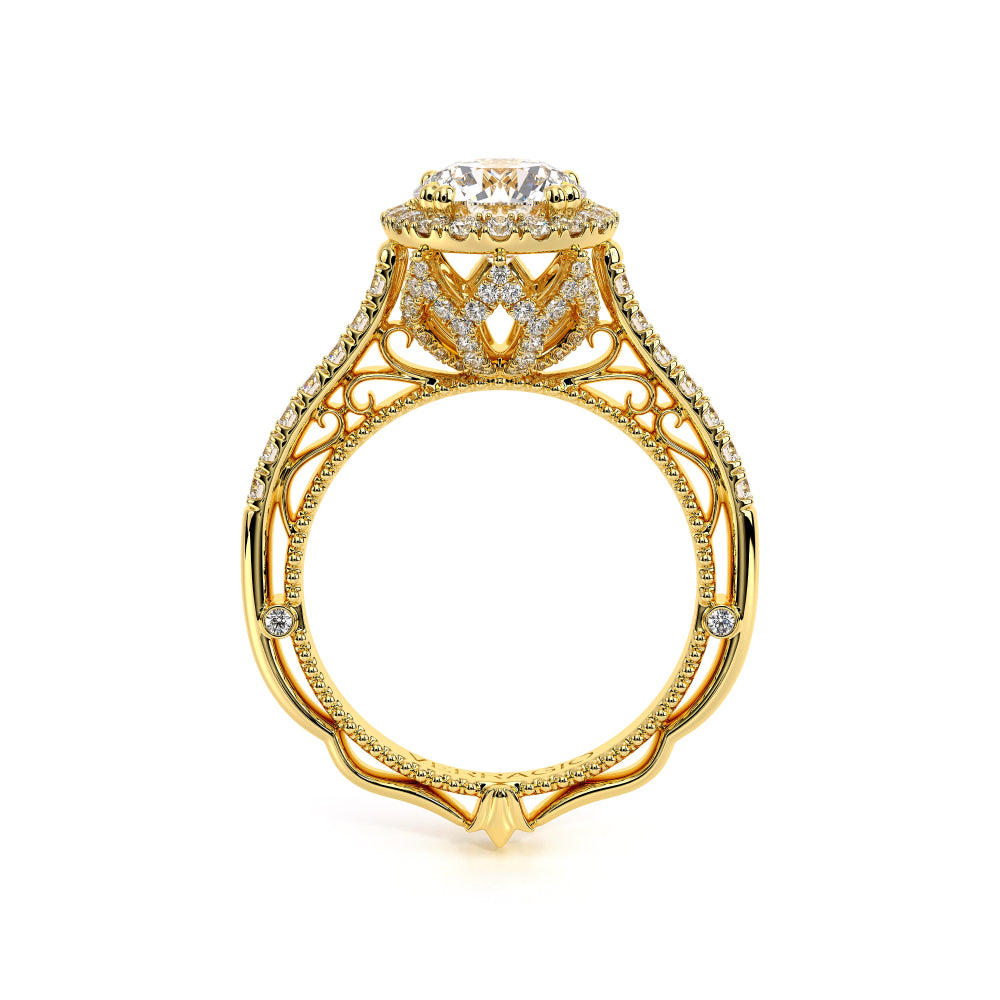 Venetian-5061r-14k Yellow Gold Round