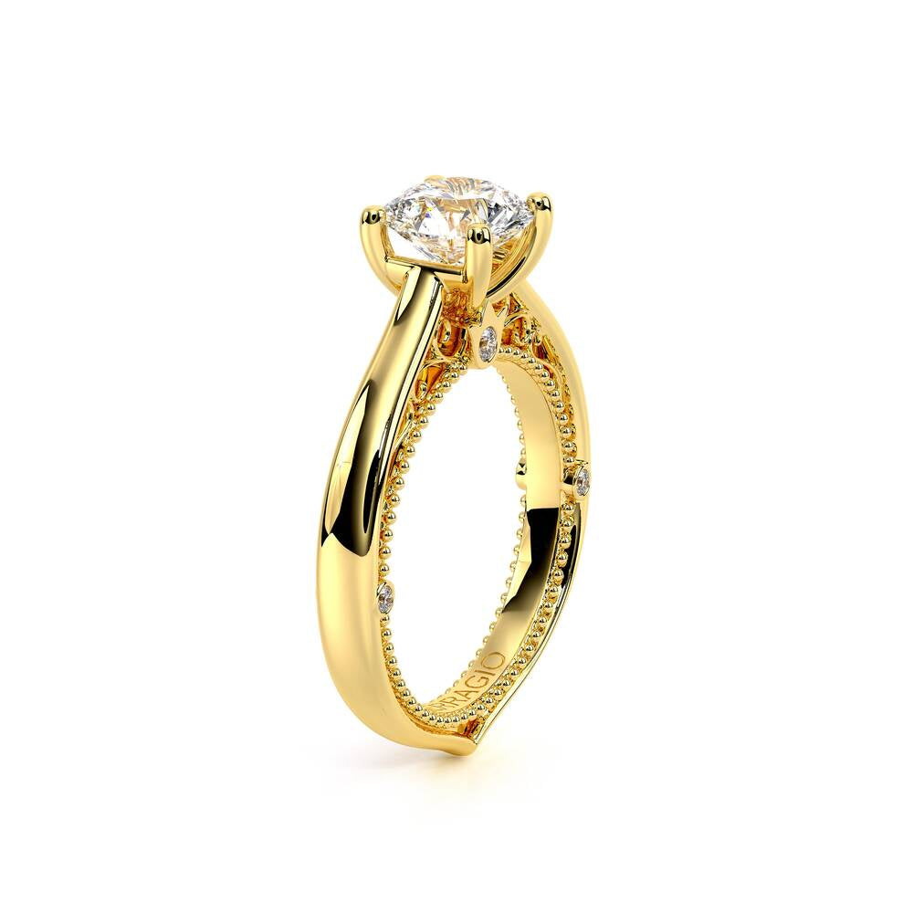 Venetian-5047r-14k Yellow Gold Round