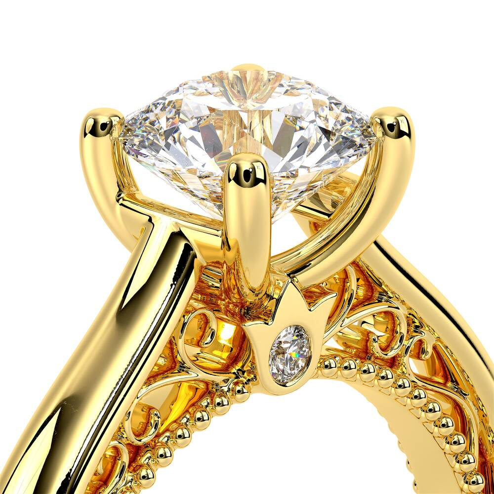 Venetian-5047r-14k Yellow Gold Round