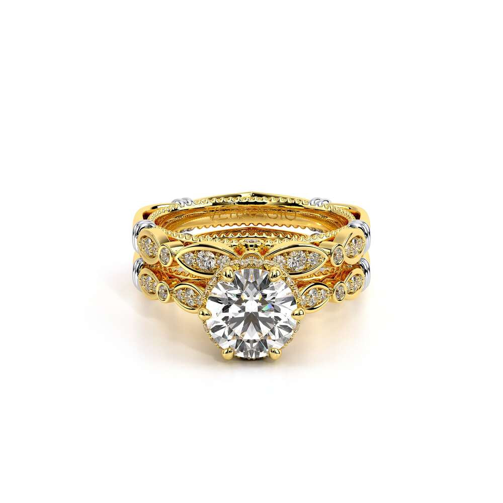 Parisian-151r-14k Yellow Gold Round