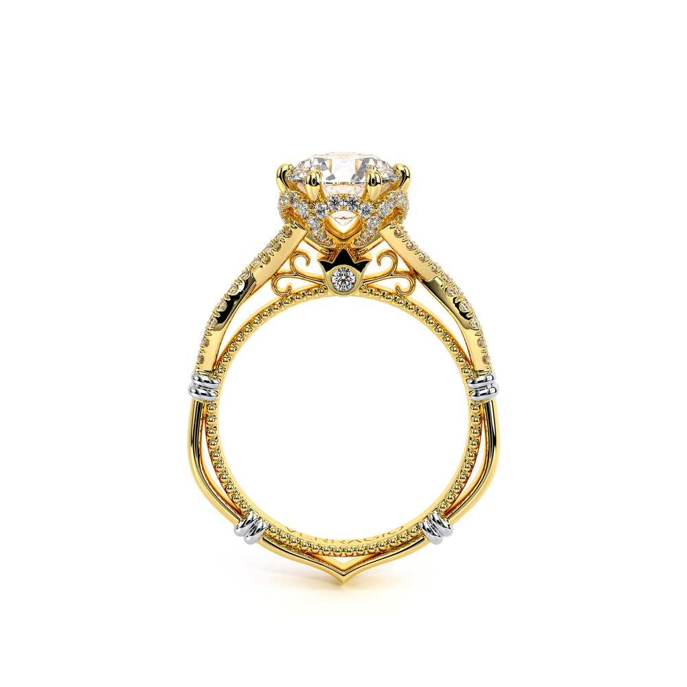 Parisian-153r-14k Yellow Gold Round