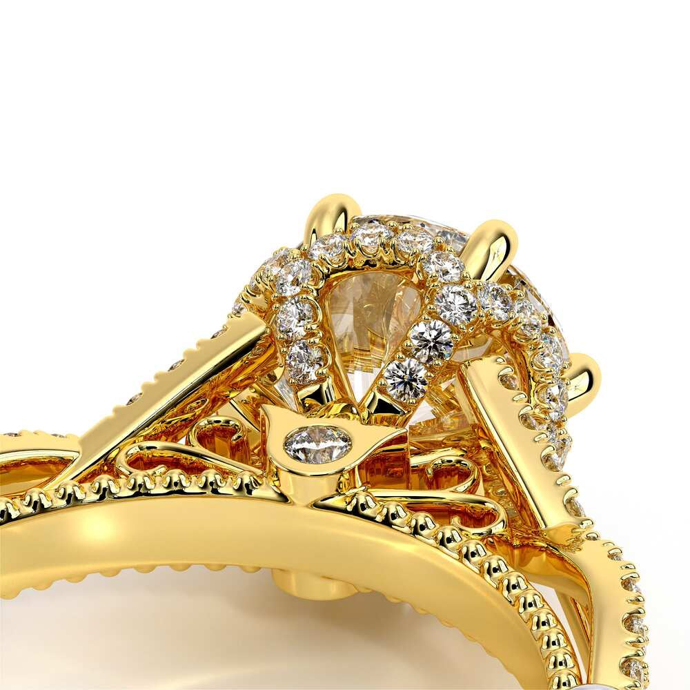 Parisian-153r-14k Yellow Gold Round