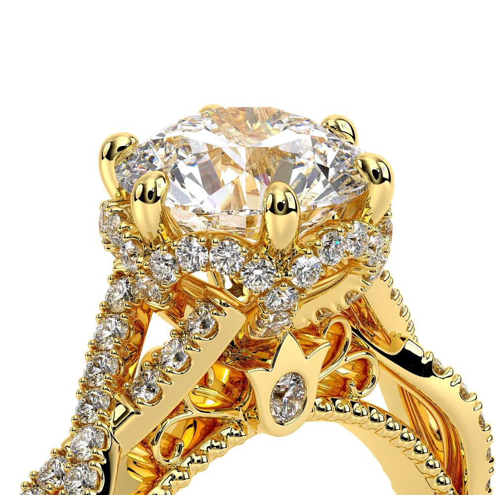 Parisian-153r-14k Yellow Gold Round