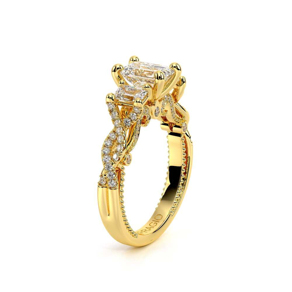 Insignia-7074em-14k Yellow Gold Emerald