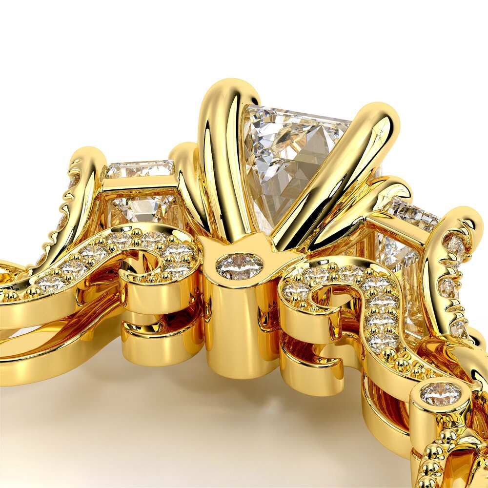 Insignia-7074em-14k Yellow Gold Emerald