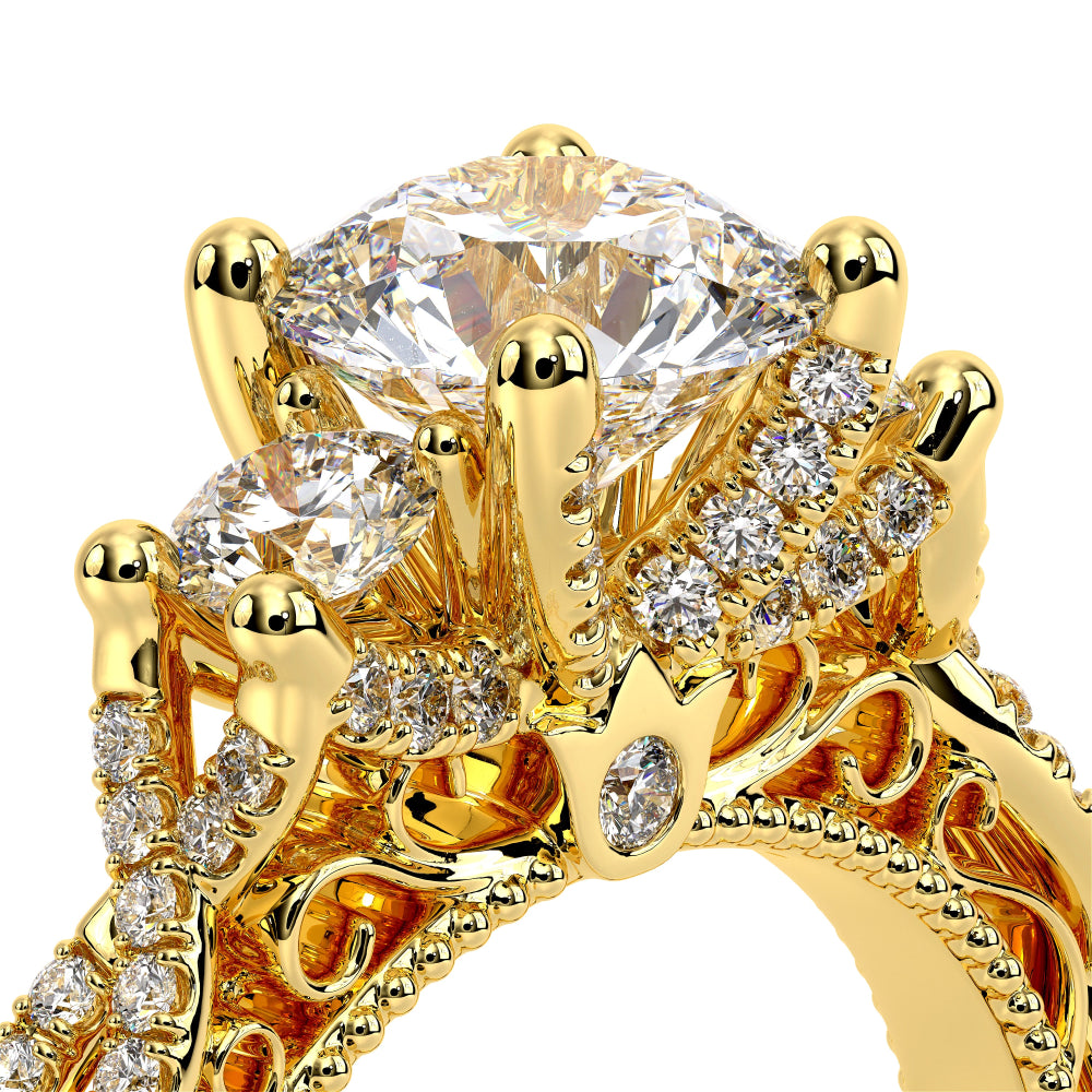 Venetian-5079r-14k Yellow Gold Round