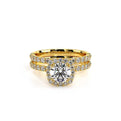 Renaissance-954CU18-14K Yellow Gold Cushion