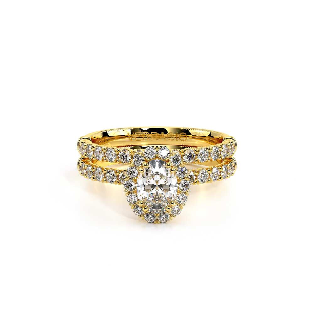 Renaissance-954OV18-18K Yellow Gold Oval