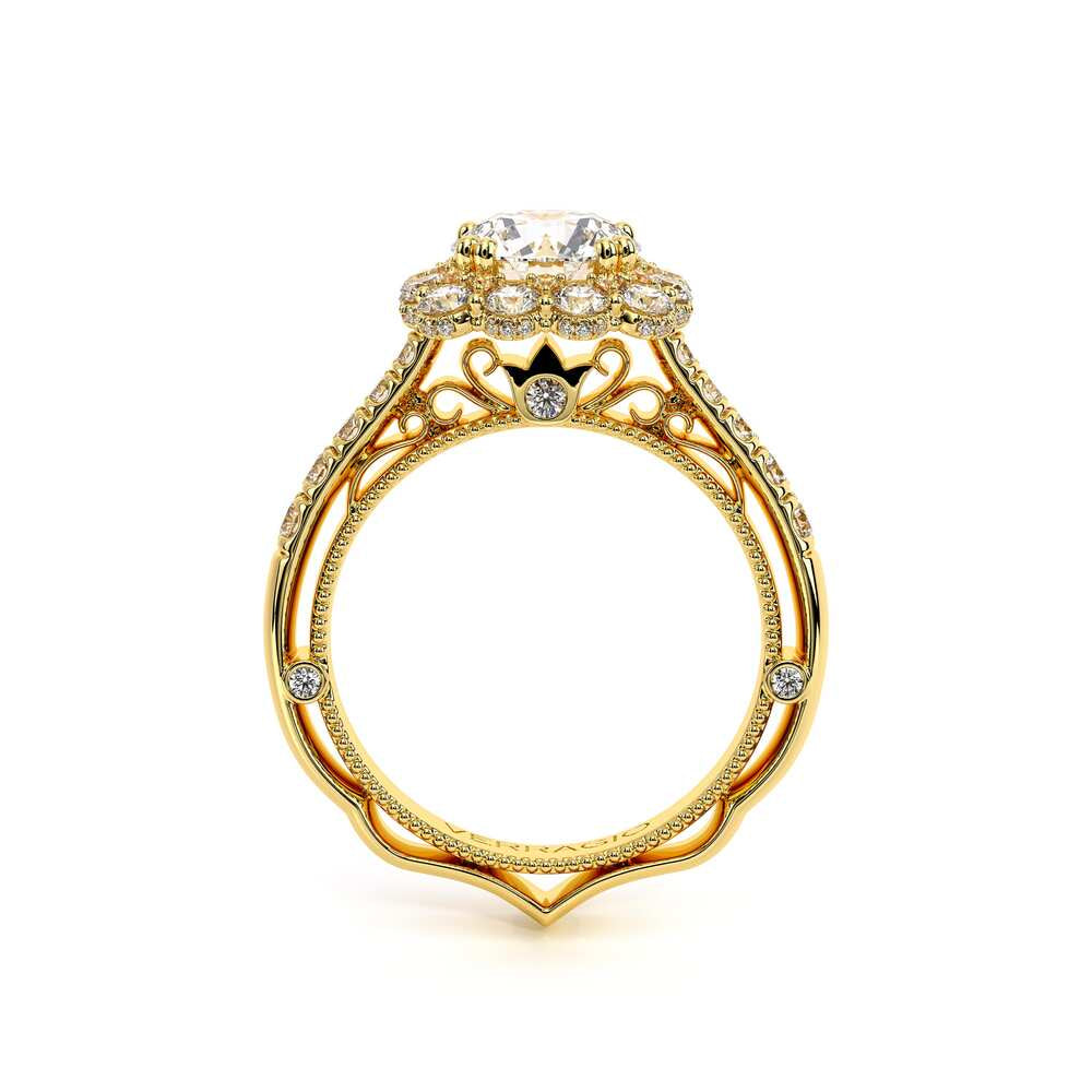 Venetian-5080cu-14k Yellow Gold Cushion