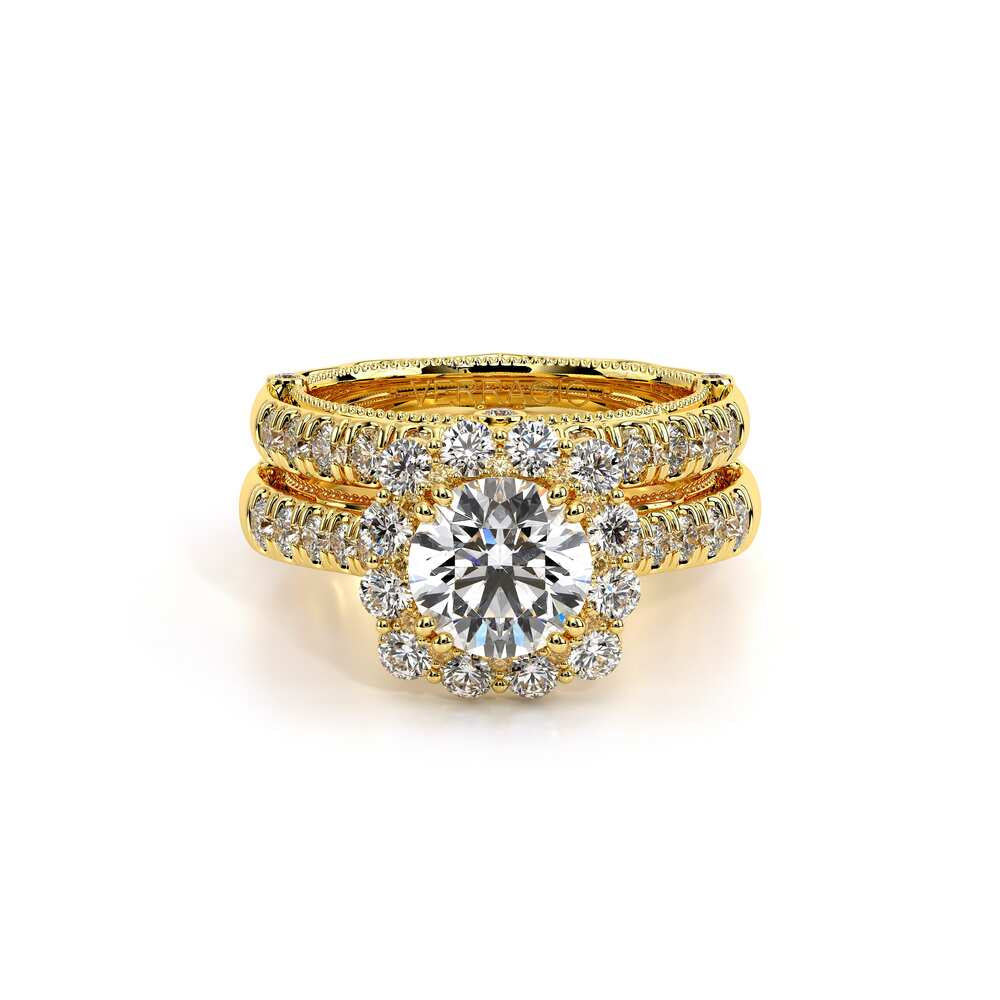 Venetian-5080cu-14k Yellow Gold Cushion
