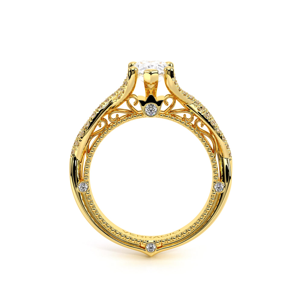 Venetian-5003pear-14k Yellow Gold Pear
