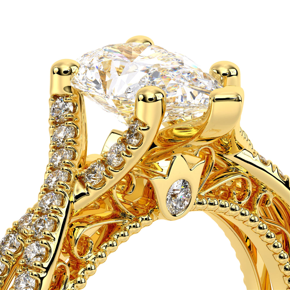Venetian-5003pear-18k Yellow Gold Pear