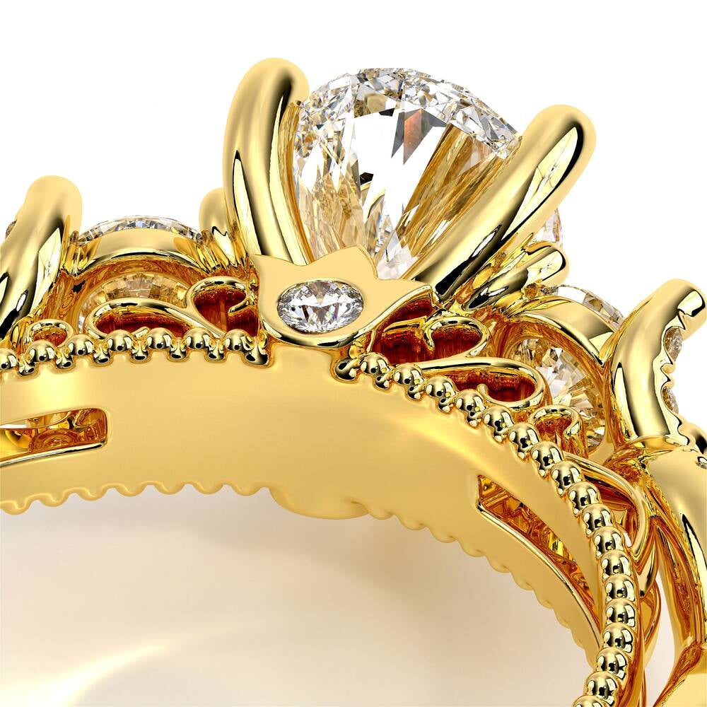Venetian-5013pear-18k Yellow Gold Pear