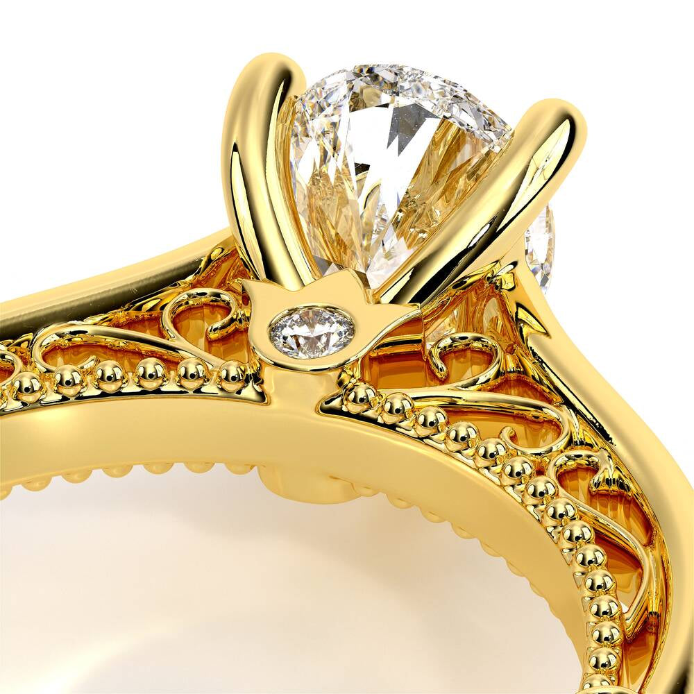 Venetian-5047pear-18k Yellow Gold Pear