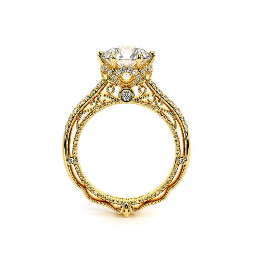 Venetian-5052r-14k Yellow Gold Round